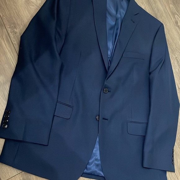 Navy Blue Suit Jacket - Picture 3 of 16